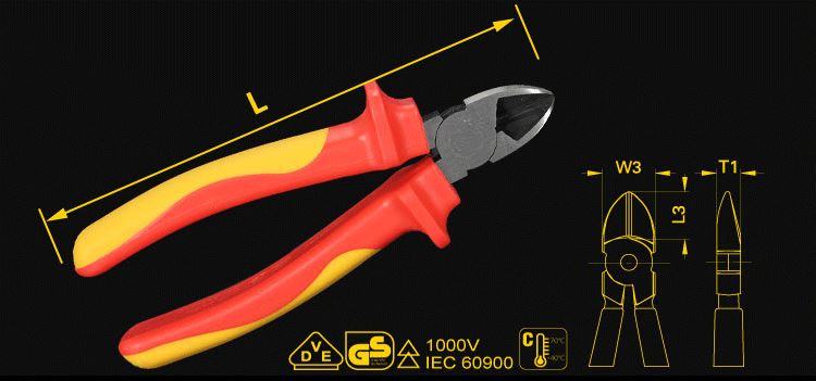 1000v-VDE-Insulated-Diagonal-Wire-Flush-Side-Cutters-Dikes-Pliers-4